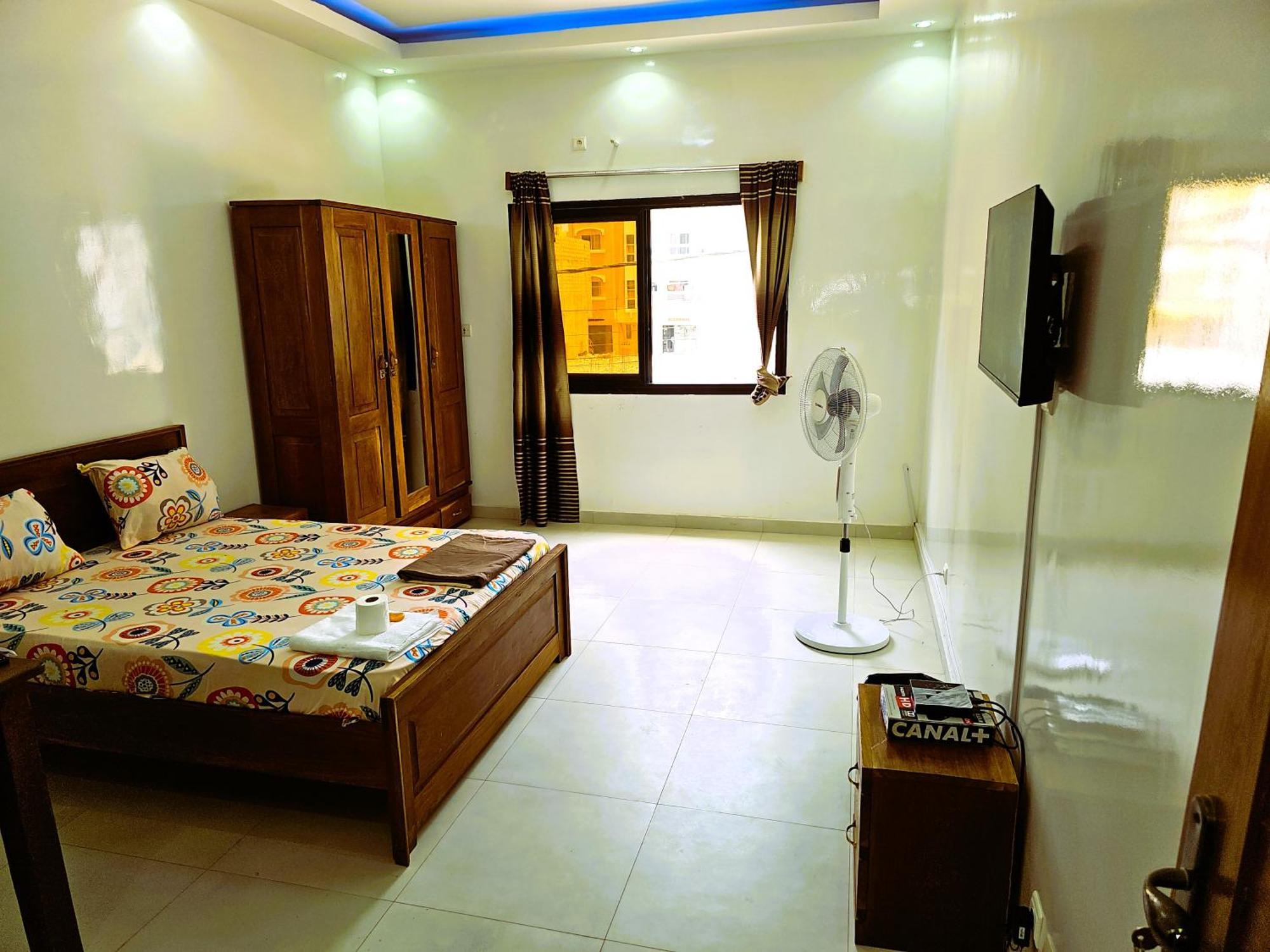 Chambre Ngor- Douche Privee-Salon-Cuisine-Netflix Hotel Dakar Exterior photo
