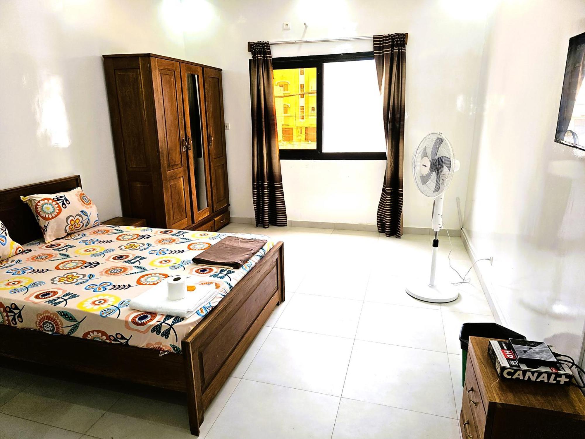Chambre Ngor- Douche Privee-Salon-Cuisine-Netflix Hotel Dakar Exterior photo